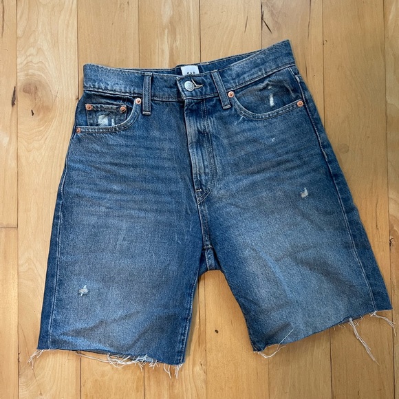 GAP | Bermuda Jean Blue Shorts - Picture 3 of 8